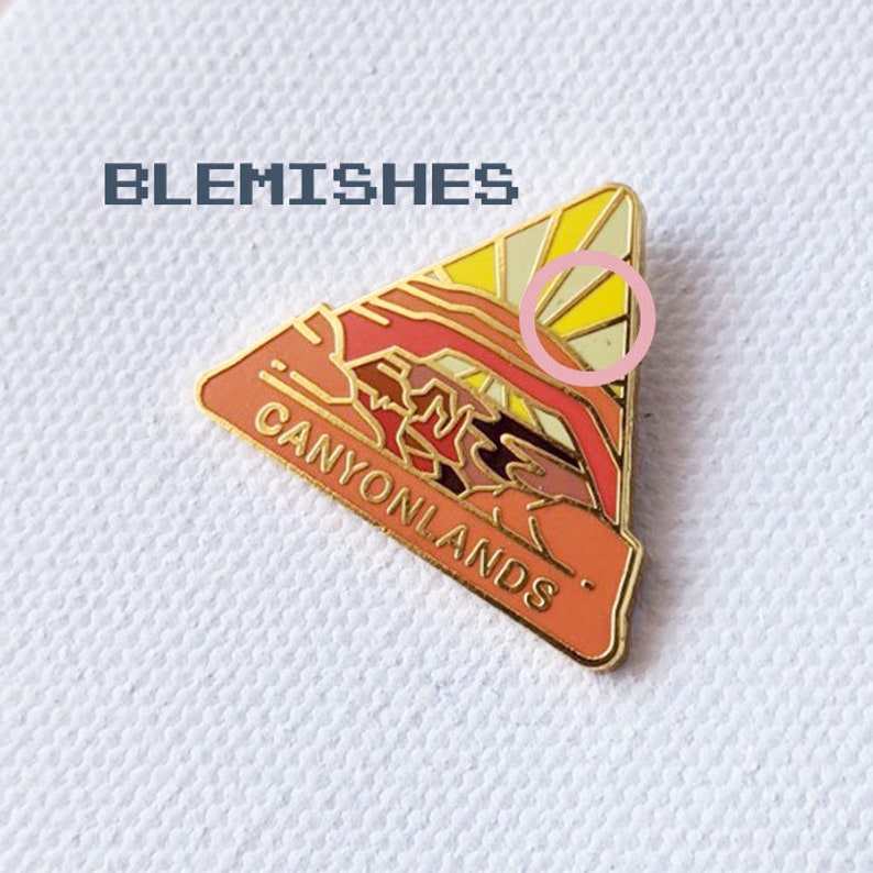 SECONDS SALE National Park Enamel Pins National Park Lapel | Etsy