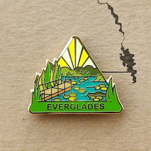 Everglades National Park Pin featuring view of Anhinga Trail