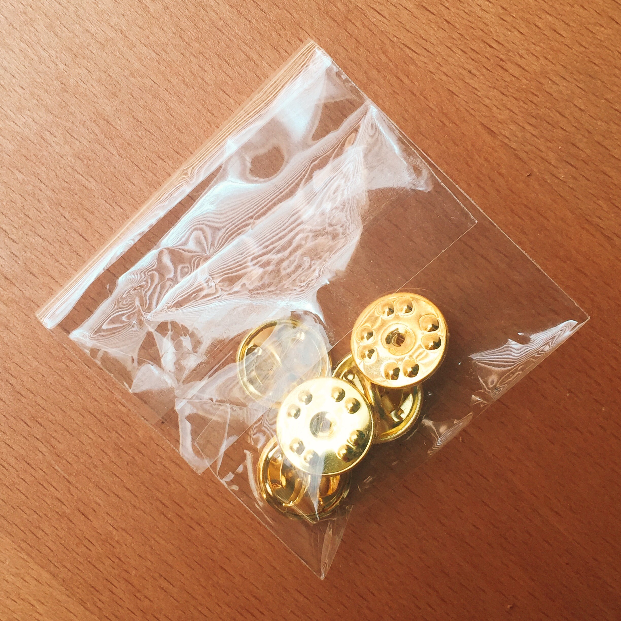 5-pack Pin Backings for Enamel Pins - Gold Butterfly Clasps or Gold ...