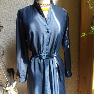 Vintage SAINT CLAIR Paris Kleid, 70er/80er Jahre. Hergestellt in Frankreich