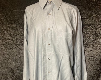 Yves Saint Laurent Button-down Shirt Blue Vintage S YSL 90s - Etsy UK