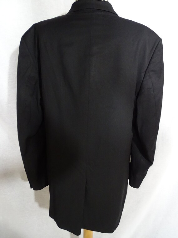 Courrèges vintage black suit jacket, men - image 3