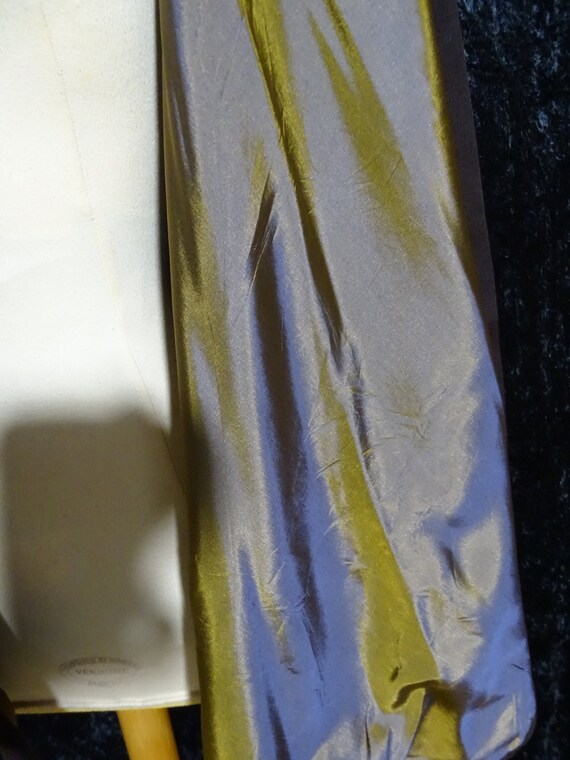 Vintage brown cape, long sleeves, 60s/70s. - image 8