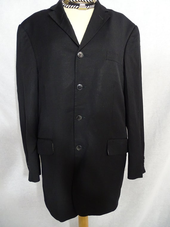 Courrèges vintage black suit jacket, men - image 2