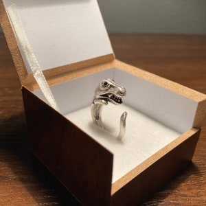 Dinosaur Ring, T-Rex Ring, Adjustable Ring, Animal Jewelry, Jewelry Gift, Animal Gift