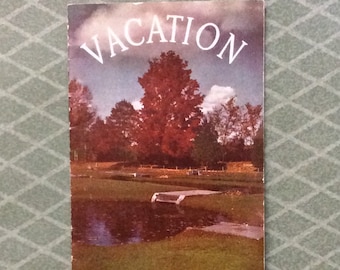 Folleto promocional raro de Pretty Great Place Vintage Traverse City 1944
