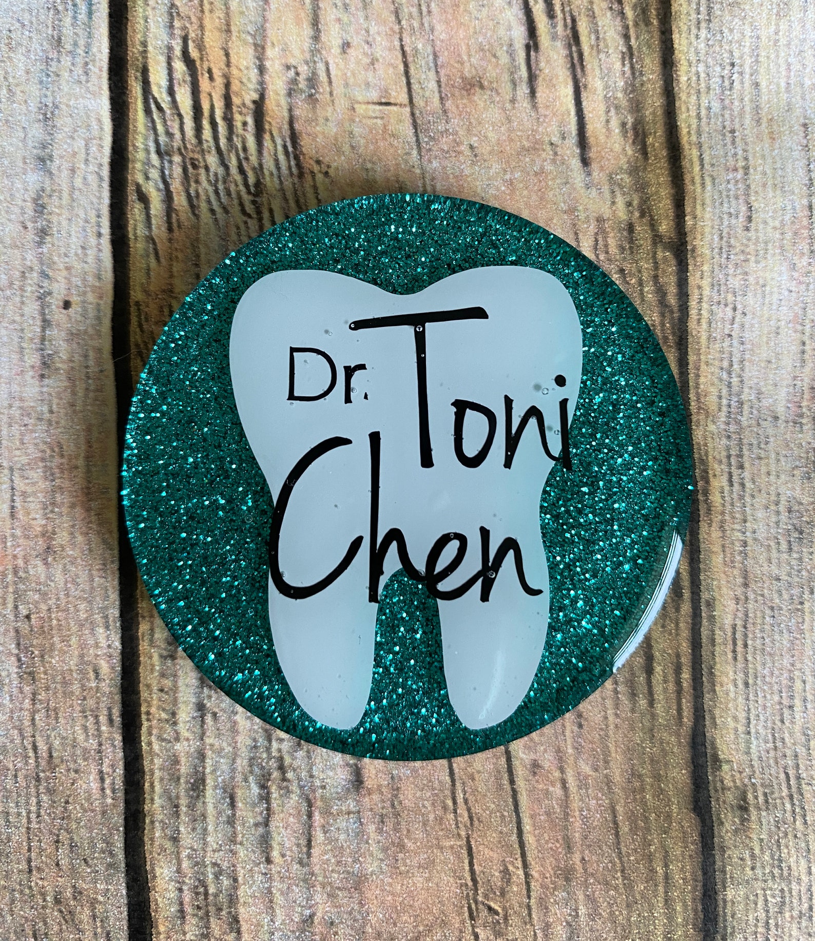 Tooth Name Tag Dental Custom Name Tags Name Tags Etsy