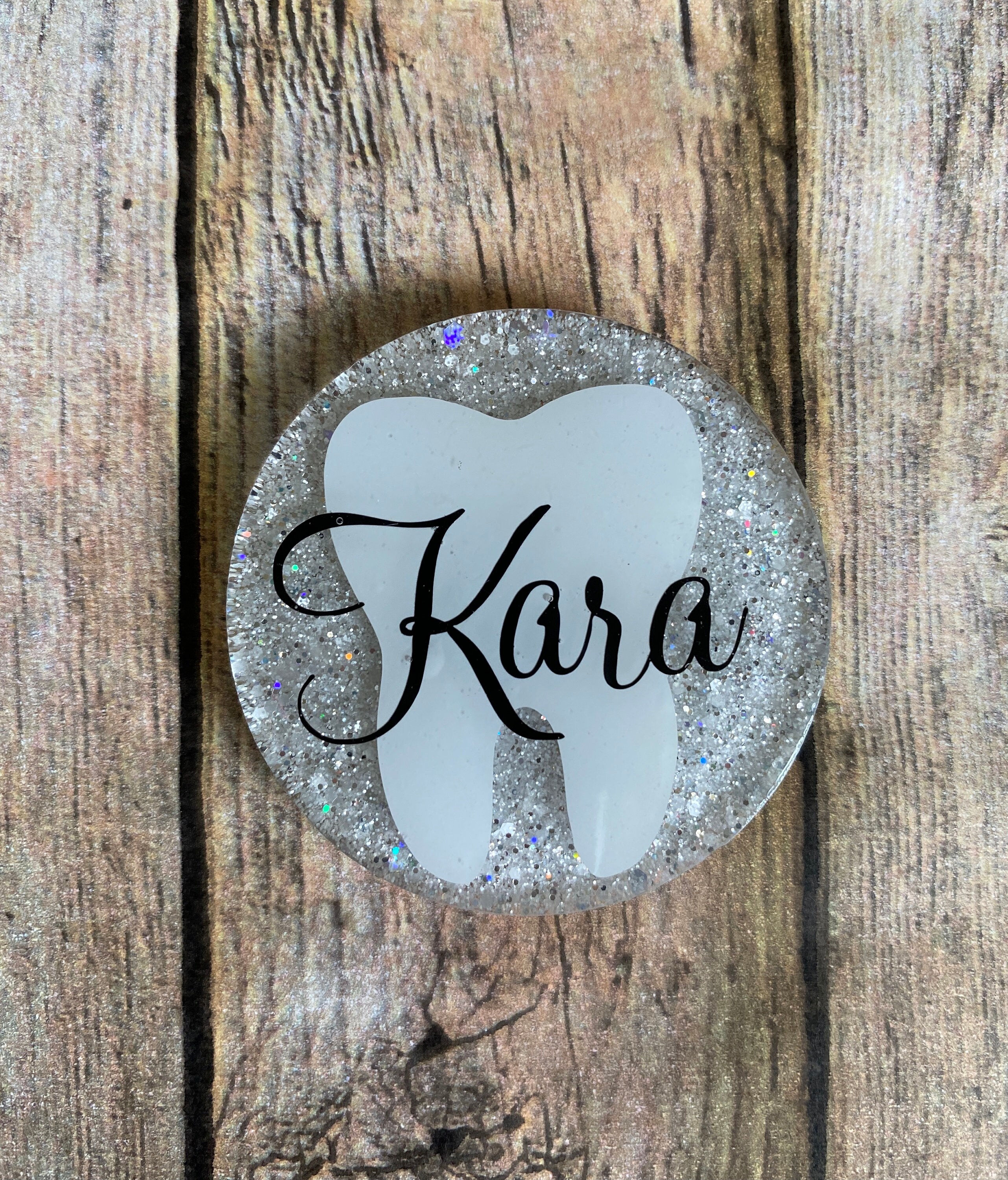 Tooth Name Tag Dental Custom Name Tags Name Tags Etsy