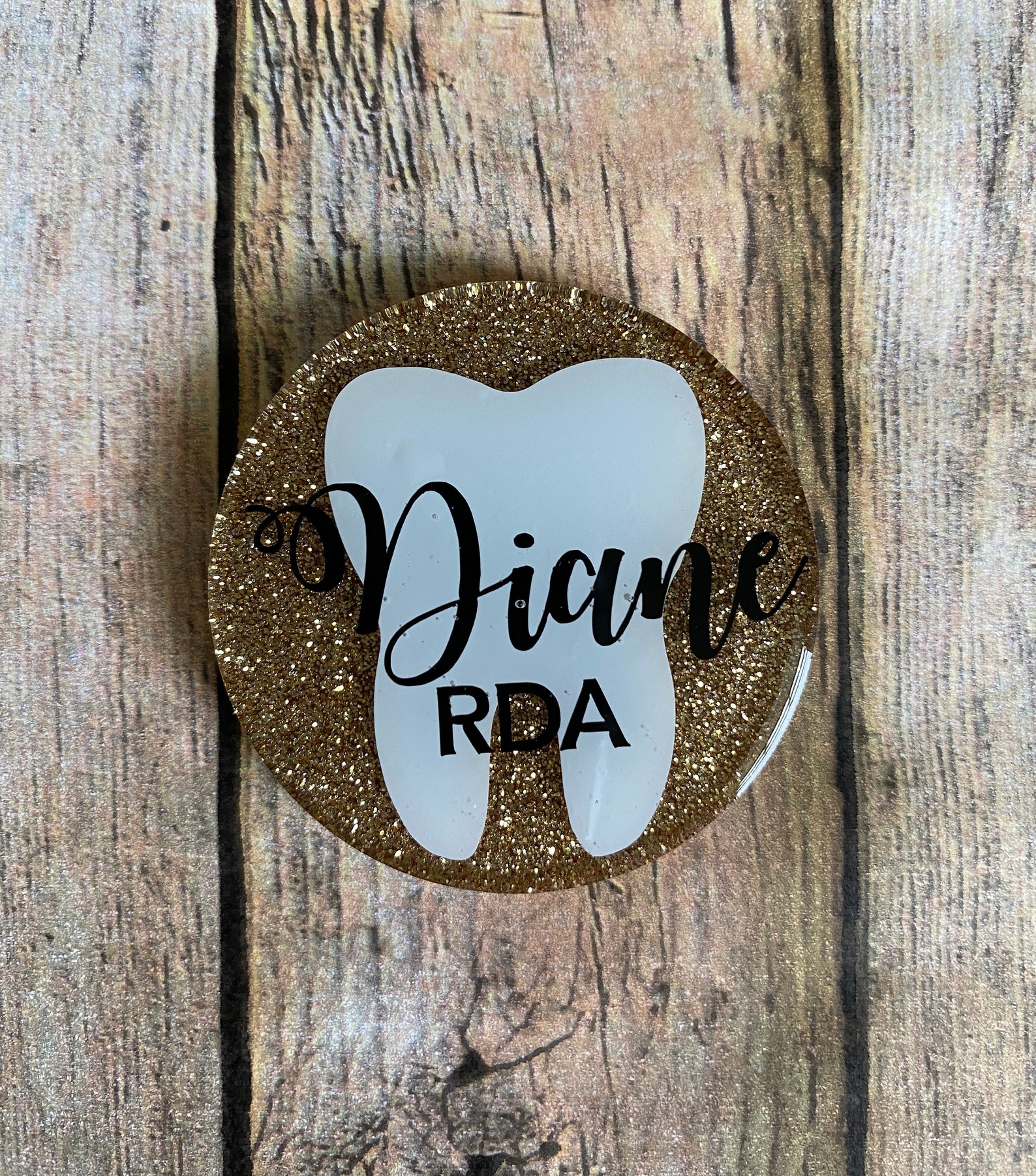 Tooth Name Tag Dental Custom Name Tags Name Tags Etsy