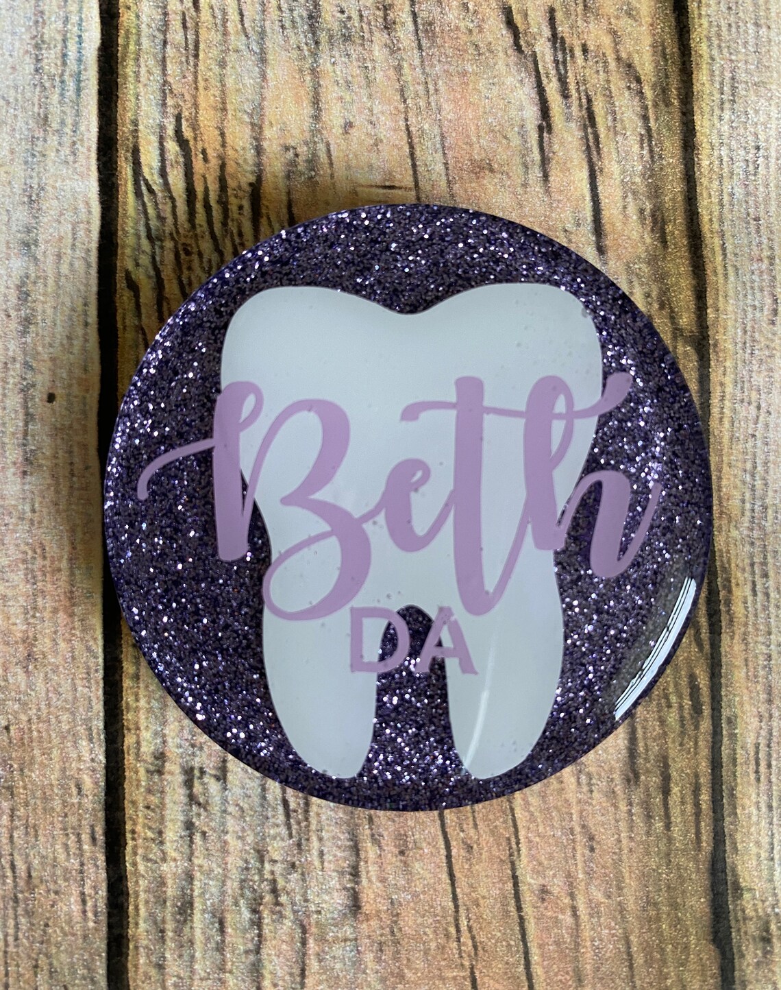 Tooth Name Tag Dental Custom Name Tags Name Tags Etsy
