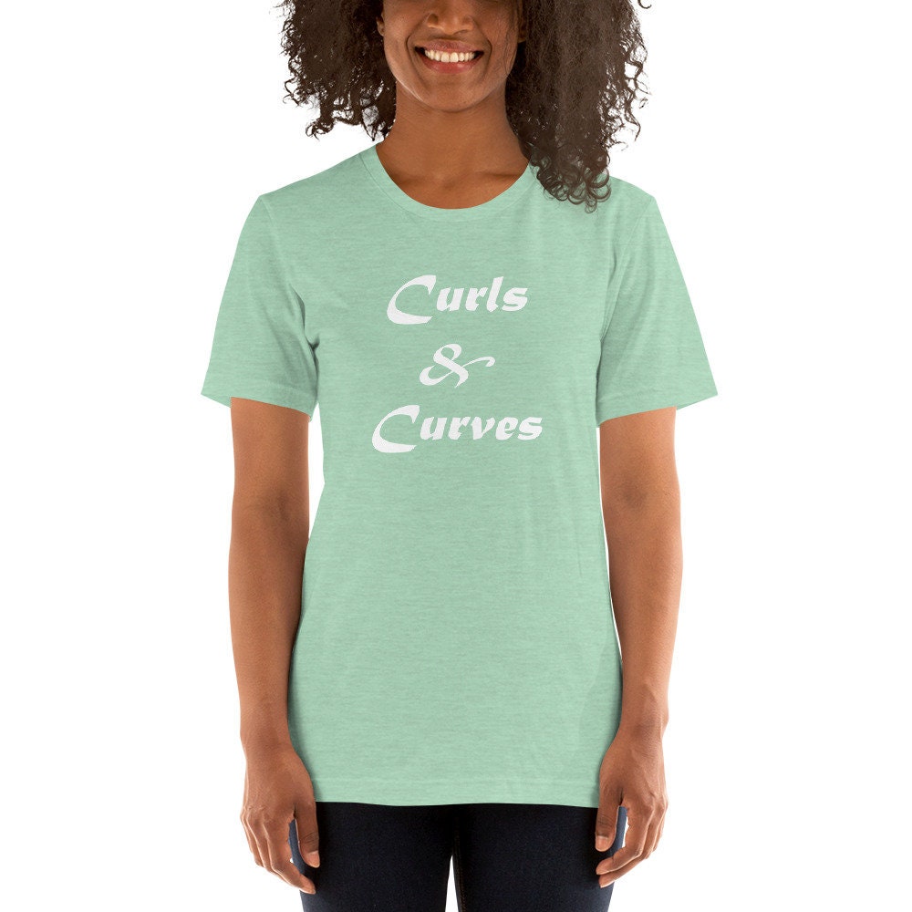 Curls & Curves TShirt Curly Hair TShirt Natural Hair Etsy