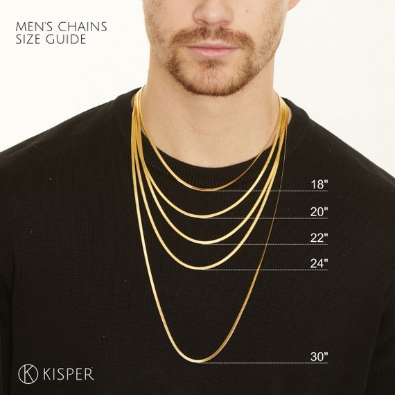 Kisper Miami Cuban Link Chain for Men 16mm, 8-30 inch