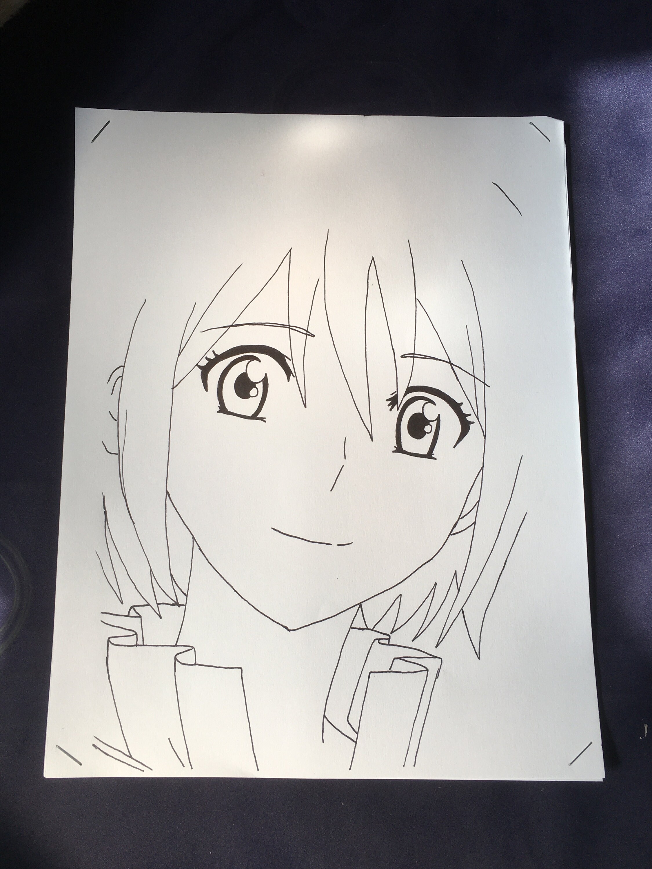 Snow White With Red Hair Shirayuki Coloring Page | Etsy