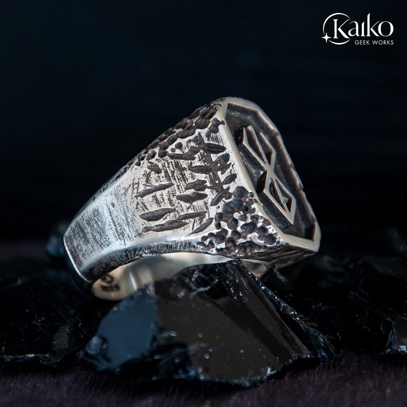 Brand of Sacrifice Ring Berserk 925 Sterling Silver by KAIKO Etsy