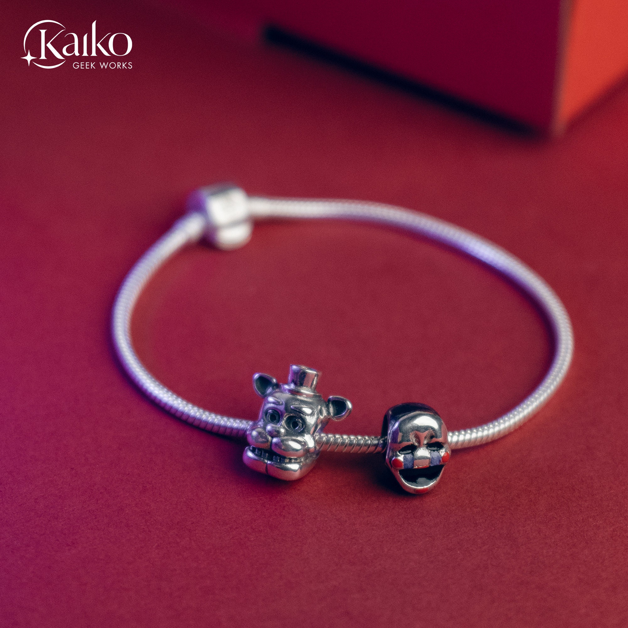 Freddy Charm From Fnaf Made in 925 Sterling Silver by KAIKO - Etsy UK