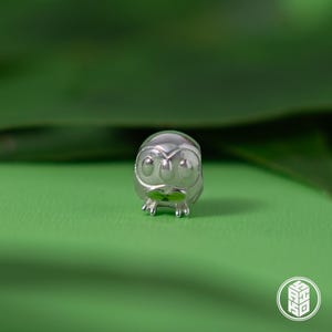 Rowlet Charm from Pokemon made in Sterling Silver by KAIKO
