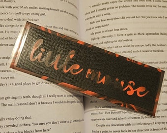 Haunting Adeline "Little Mouse" Bookmark, Laminated Bookmark, Hunting Adeline, HD Carlton, Zade Meadows, Cat and Mouse Duet, Cat + Mouse