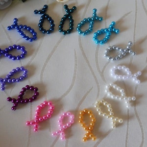 Streufische - Perlenfische - Streudeko - Kommunion/Konfirmation