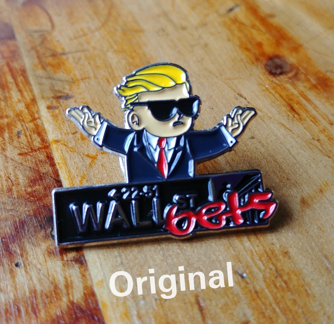 Wall Street Bets Official Subreddit Enamel Pin 2 Pin Set Etsy