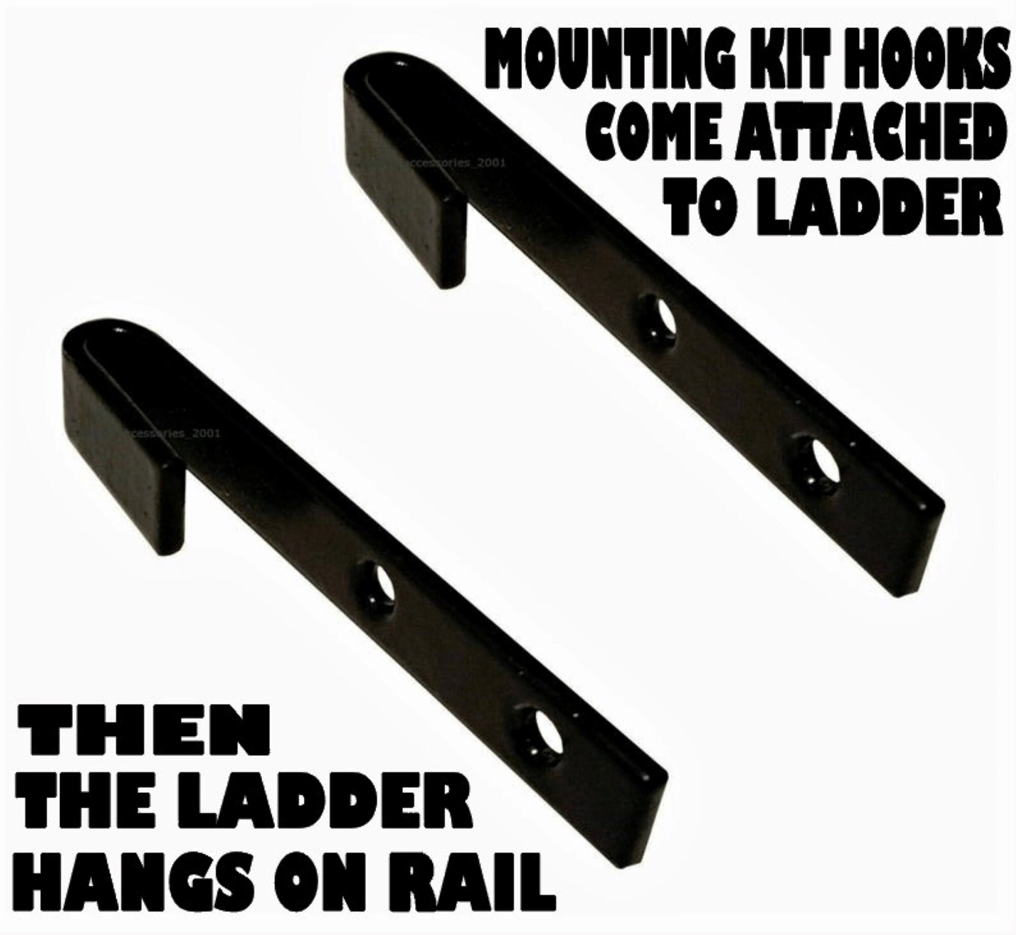Unstained Maple Wood LADDER Plus MOUNTING KIT Option3ft Rail Etsy