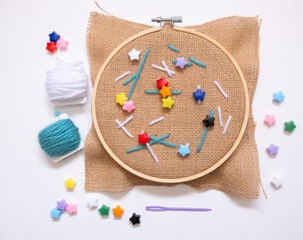 Kids Bead Sewing/Kids Sewing Kit/Preschool Sewing/Learn to Sew Kit/Montessori Sewing/Craft Kits/Children Sewing Game/How to Sew/Life Skill