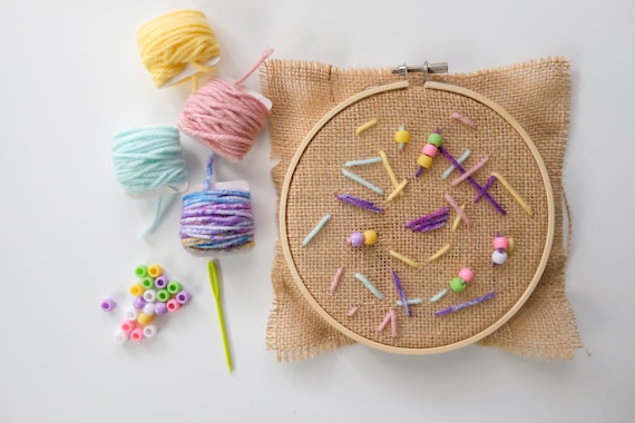 Kids Sewing Kit / Preschool Sewing/learn to Sew Kit/montessori