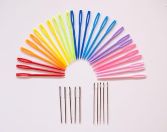 Extra Needle Refill/Kids Sewing Kit/Preschool Sewing/Learn to Sew/Montessori Sewing/Kid Craft Kit/Craft Kits/How to Sew/Sewing Needle