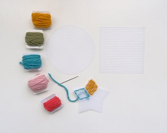 Kids Sewing Kit / Preschool Sewing/Learn to Sew Kit/Montessori Sewing/Craft Kits/Children Sewing Game/ How to Sew /Life Skill/Plastic Canvas