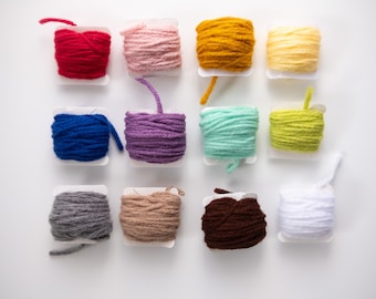 Extra Yarn Refill/Kids Sewing Kit/Preschool Sewing/Learn to Sew/Montessori Sewing/Kid Craft Kit/Craft Kits/How to Sew/Montessori