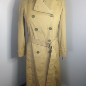 Vintage London Fog Trench Coat- size 16 regular-Tan- Great Condition