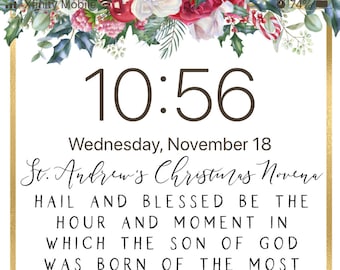 St. Andrew's Christmas Novena - Phone Lockscreen/Screensaver