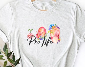 Pro-Life T Shirt - Short Sleeve Tee - Catholic/Christian T shirts