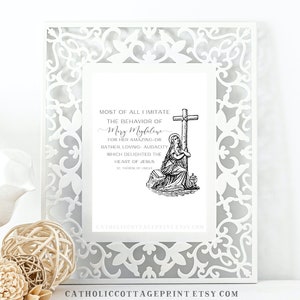 St. Thérèse van Lisieux Citaat over St. Maria Magdalena - Katholieke digitale download