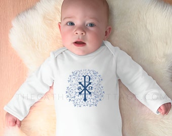 Catholic Baby Rib Layette, Baby Baptism Gown Undergarment, Catholic baby apparel, Baptism gift, Gift for god child