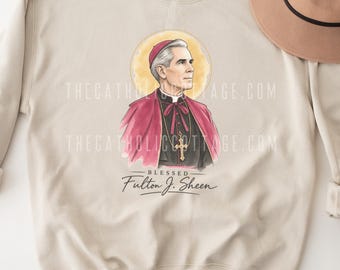 Blessed Fulton Sheen Sweatshirt - Unisex Heavy Blend Sweatshirt - American Saint Sweatshirt