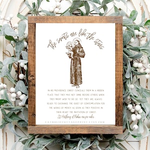 St. Anthony of Padua Printable - The Saints are like the stars - Vintage Catholic Print - Catholic digital download
