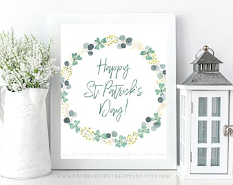 St. Patrick's Day Printable - Happy St. Patrick's Day - Digital Download