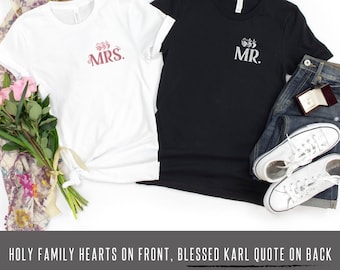 Catholic Marriage/Wedding T Shirt - Catholic Gifts for Men/Husbands - Catholic Groom - Bridal Shower Gift - Mr. Unisex Short Sleeve Tee