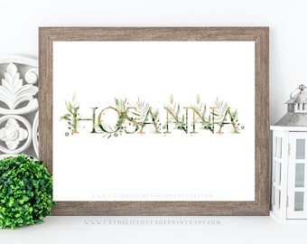 Palm Sunday Printable - "Hosanna" - Lent/Easter Download