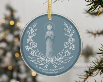 St. Madeleine Sophie Barat Ornament | Catholic Saint Acrylic Ornament
