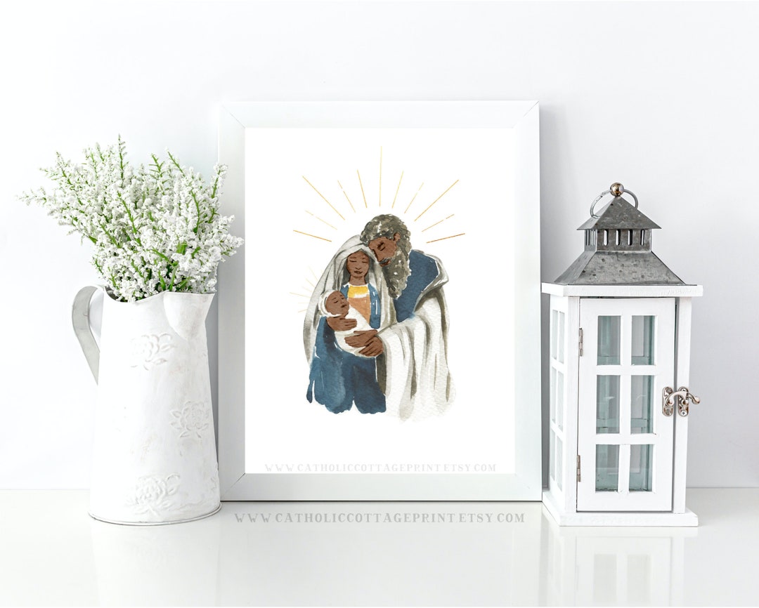 Holy Family Printable Catholic Digital Download - Etsy