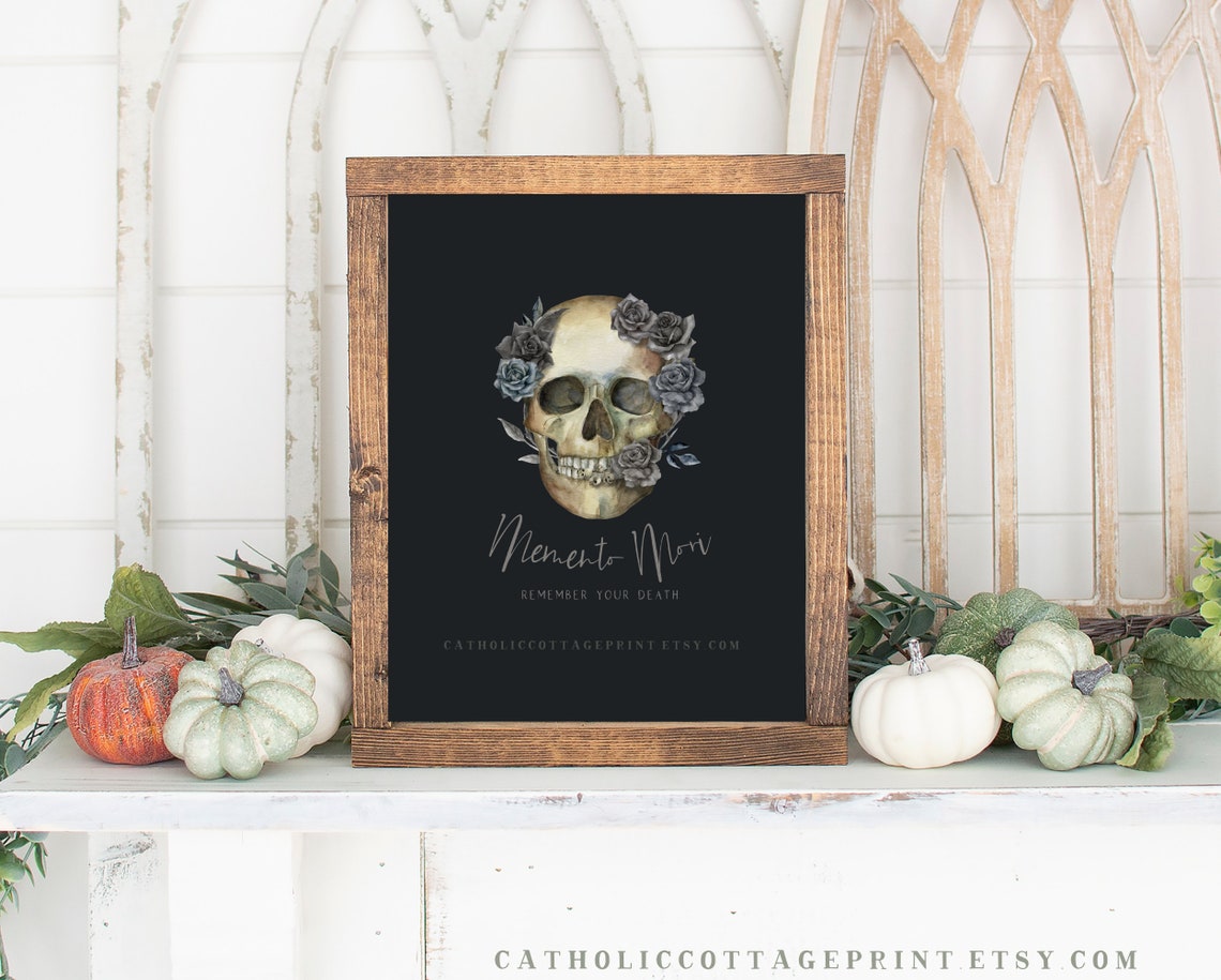 Memento Mori Catholic Printable All Souls Day/lent Print - Etsy