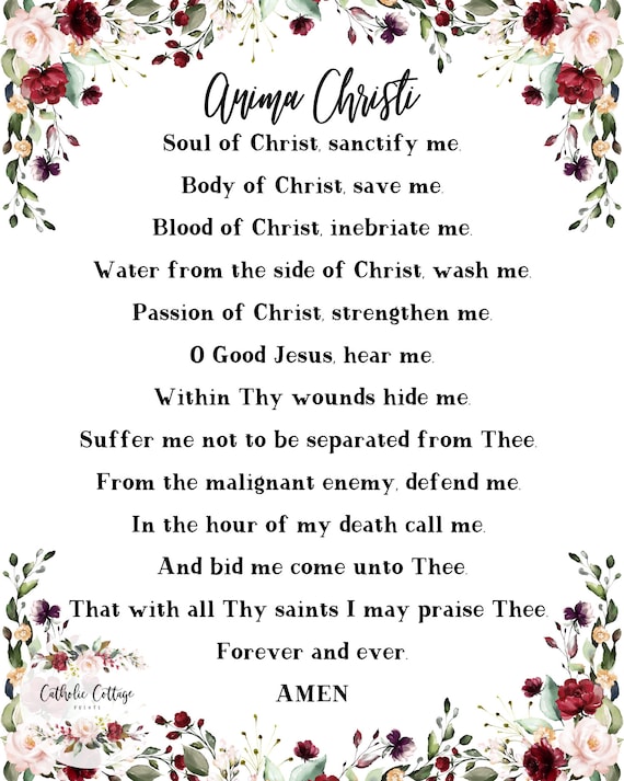anima christi prayer pdf