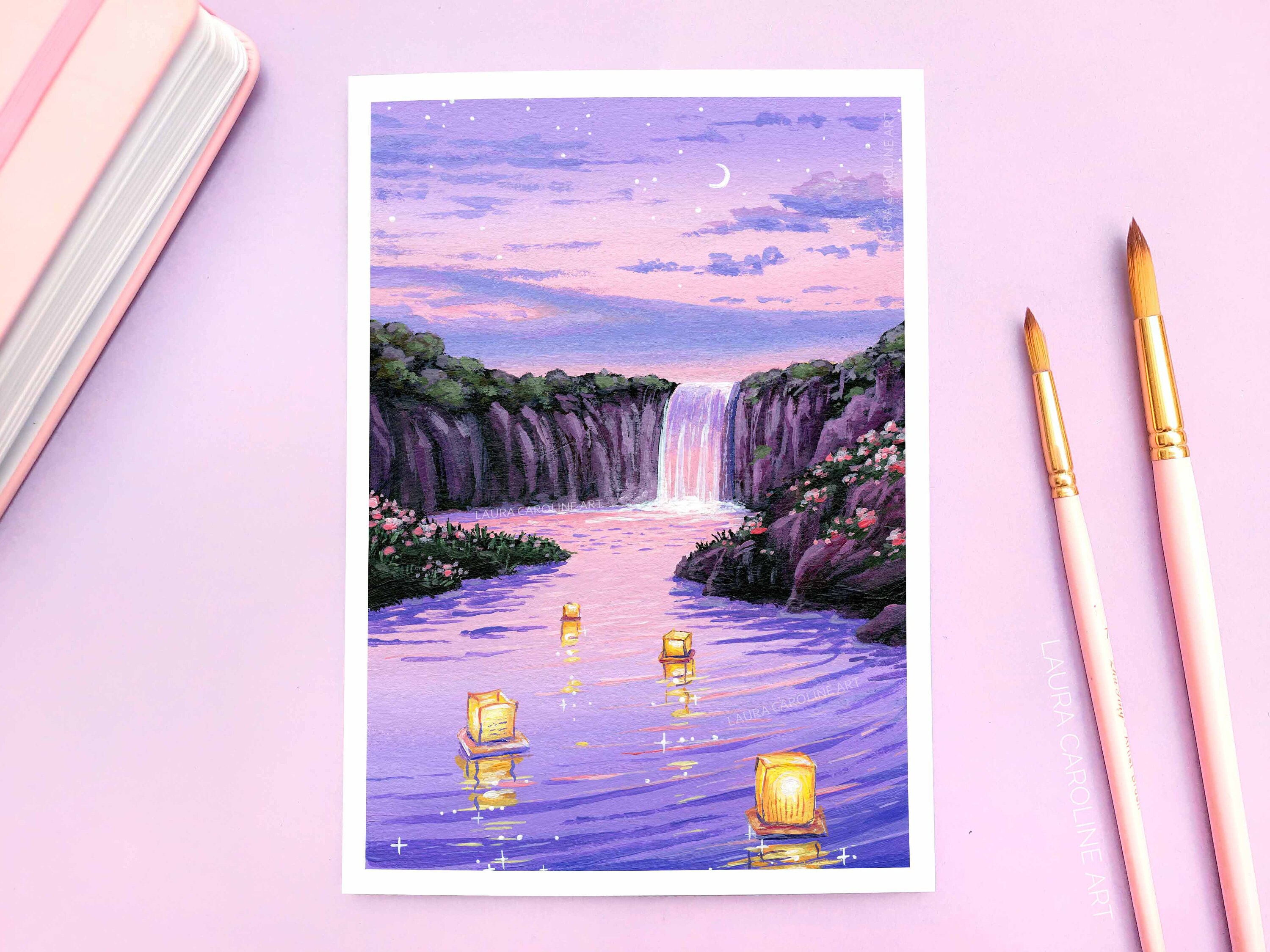 Easy Waterfall Paintings