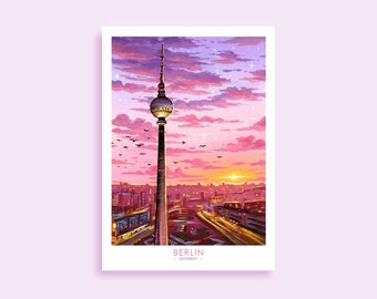 Berlin Germany Art Print ~ A4/A5/A6 ~ Travel Print ~ Laura Caroline Art