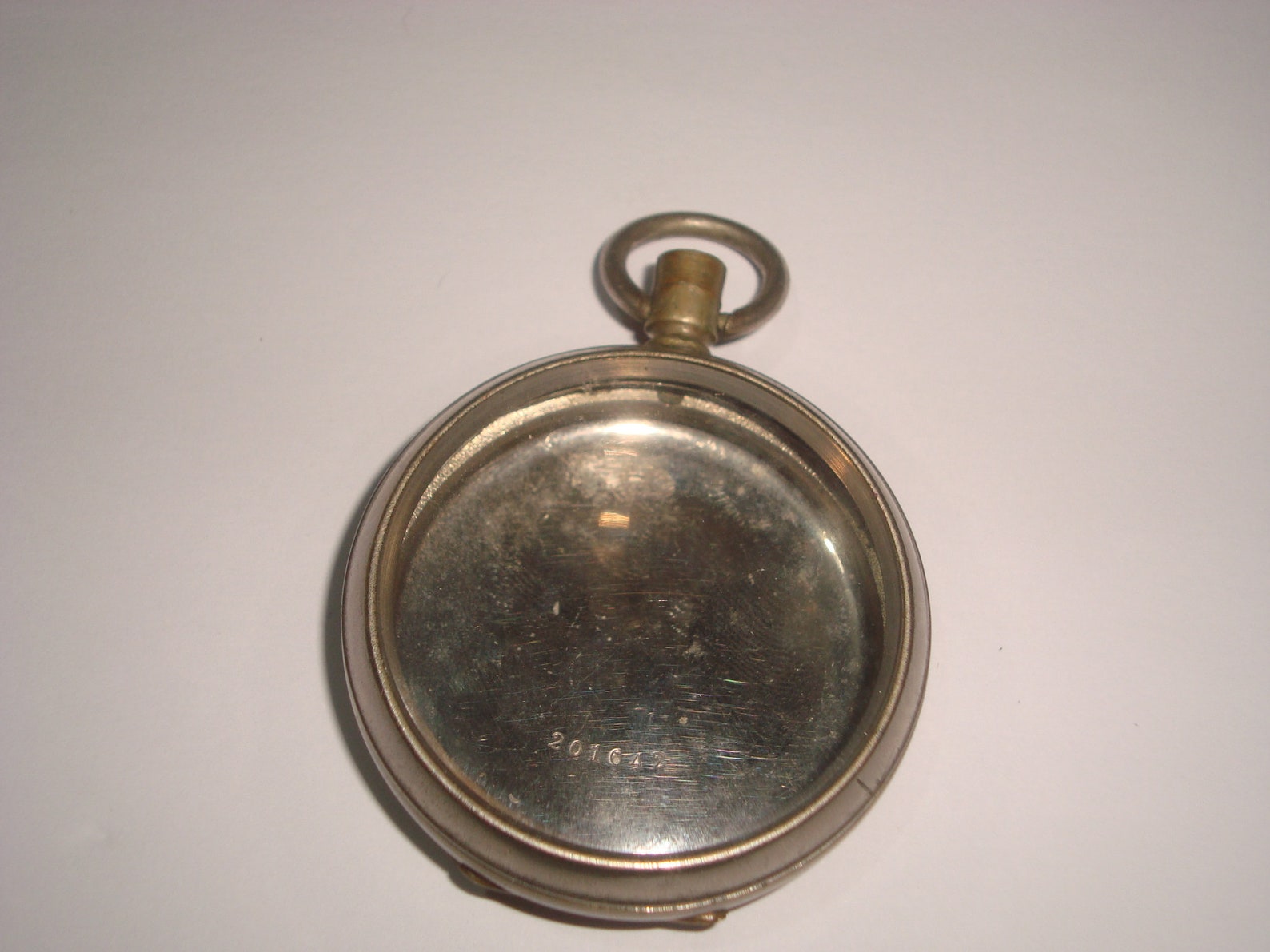 Vintage Pocket Watch Case Empty with Bow and Crystal Etsy