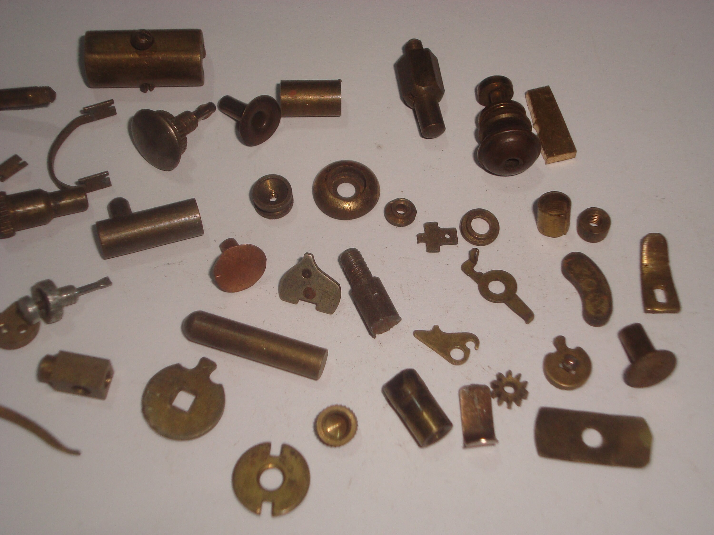 Vintage Alarm Clock Parts BRASS Clock Pieces. Useful for Etsy