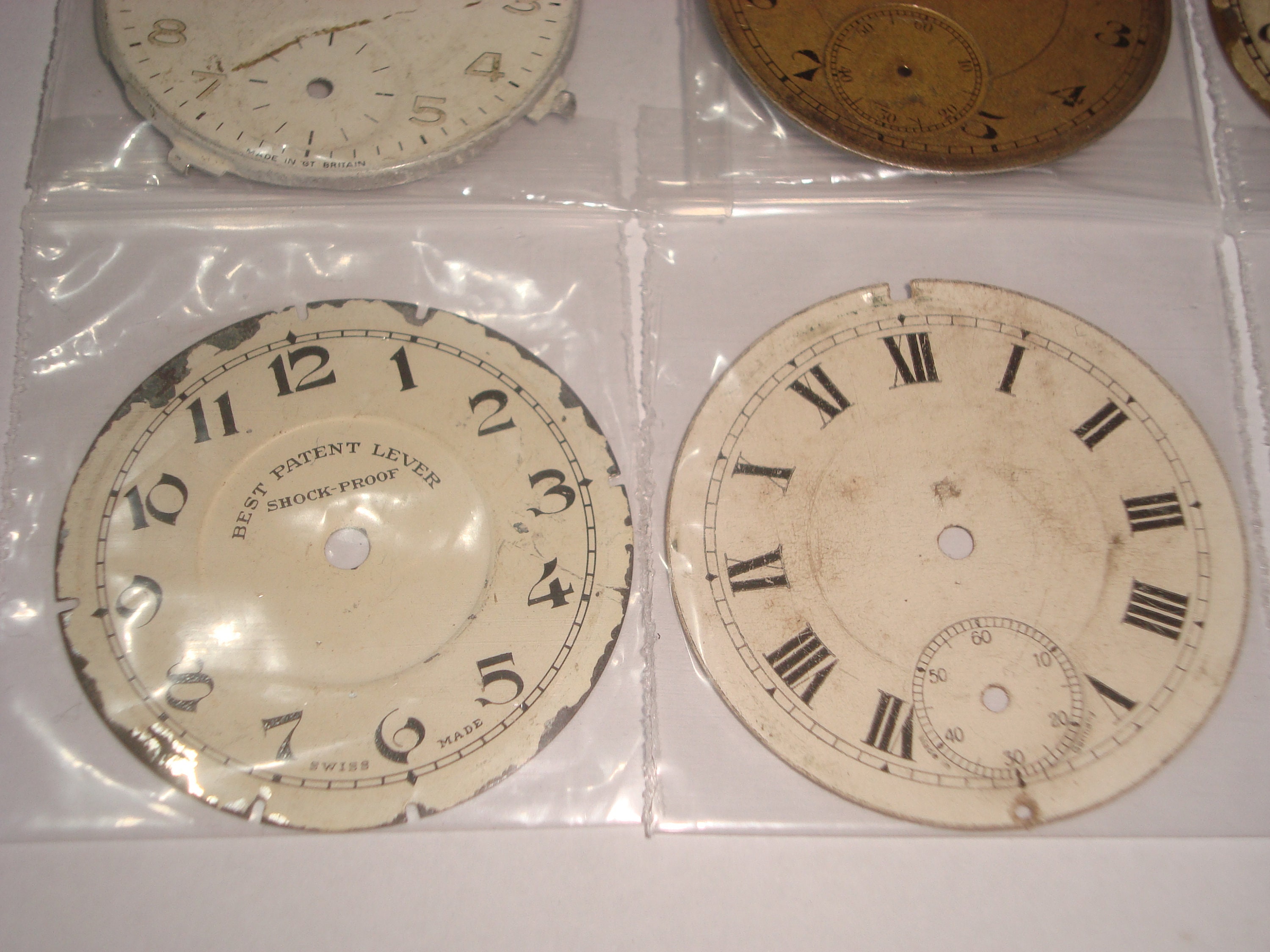 7 Assorted Pocket Watch Dials Faces Useful for WATCHMAKER Etsy