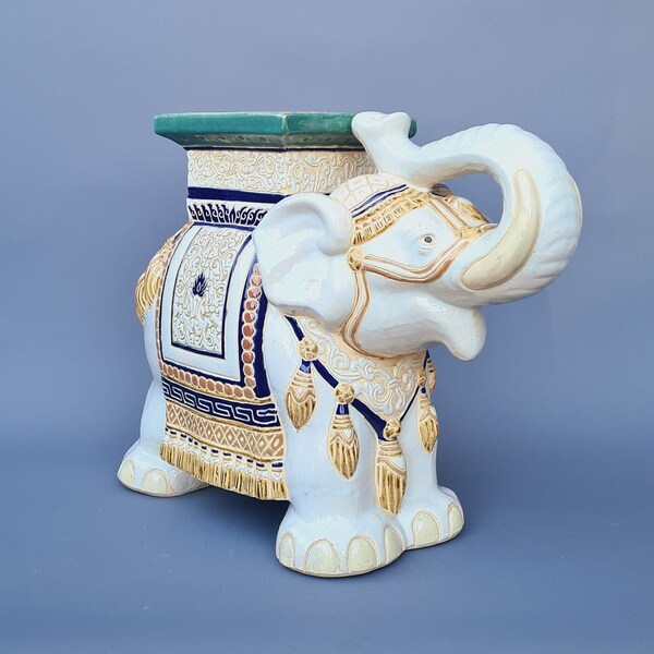 Elephant Plant Stand Etsy