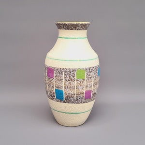 Mid-century Bay ceramic Bodo Mans vase ++